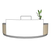 Medical Reception Desk 2 - 2