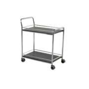 Tea-Trolley-2-Tier-Black
