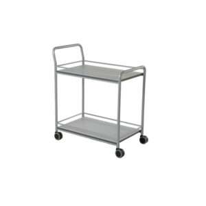 Tea-Trolley-2-Tier-Silver