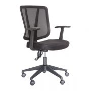 VEE-CHAIR-MESHBACK-Operator-Castors