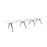Legend-Boardroom-4-Leg-Executive-white-top-black-leg-Wing