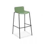 aurora-bar-stool-with-swamp-green-PU-shell