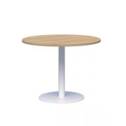 classic-round-table-with-disc-base-in-white-classic-oak-top