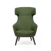 megan-black-4-leg-base-upholstered-in-green-front