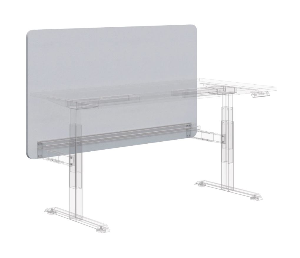 Sonic Summit II Plus Acoustic Leg Mount Screen Robyn Skeates Office