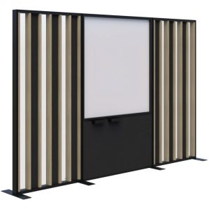 Freestanding Acoustic White Board Wall