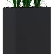 mobile planter black long