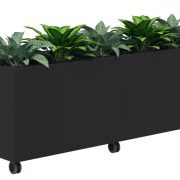 mobile planter black short
