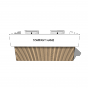 custom reception front