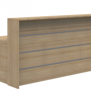 Euro l reception counter oak
