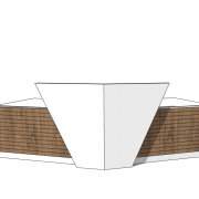 Reception desk straight on