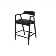 Black earling bar stool