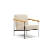 Latte - white fabric