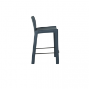 Black barstool