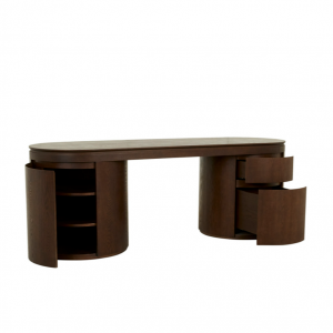 Pluto grand desk - Tobacco Ash 1