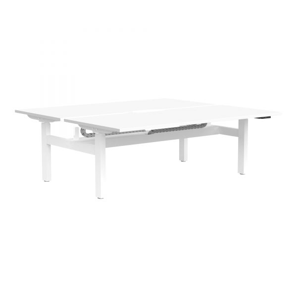 Altri desk - 1800L, White base 2