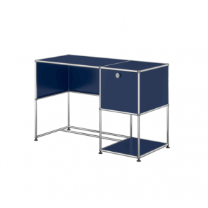 CMS Office Desk - Steel Blue 1