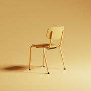Easypeasy Chair - Butter babes back angle