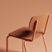 Easypeasy Chair - Terracotta