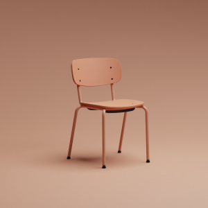 Easypeasy Chair - pink salt front angle